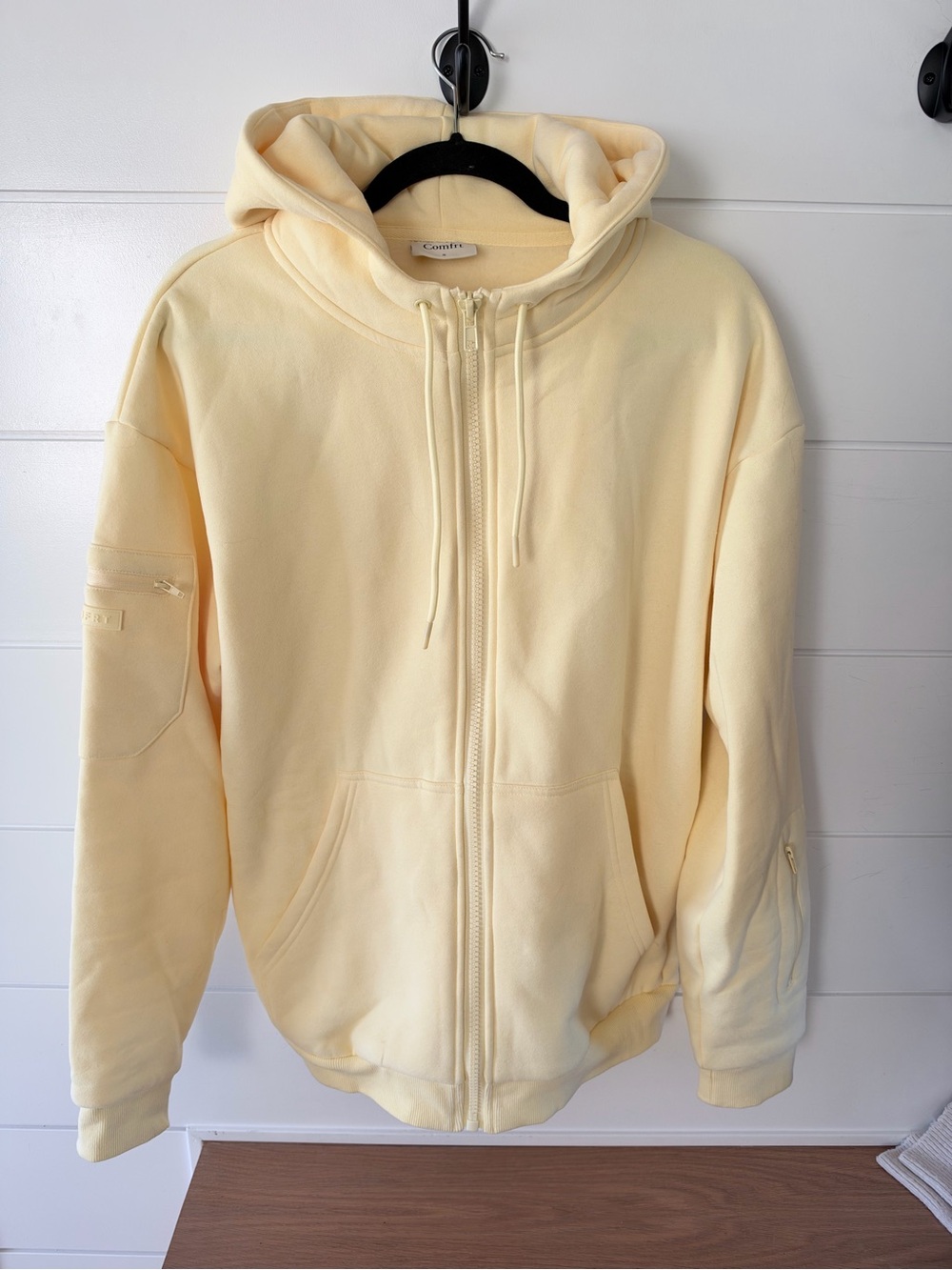 Comfrt airplane mode zip hoodie